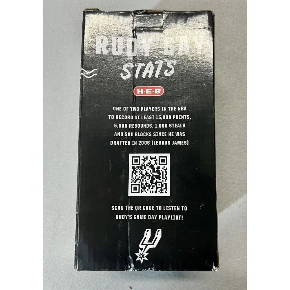 Rudy‎ Gay San Antonio Spurs Bobble Head NIB Limited Edition HEB